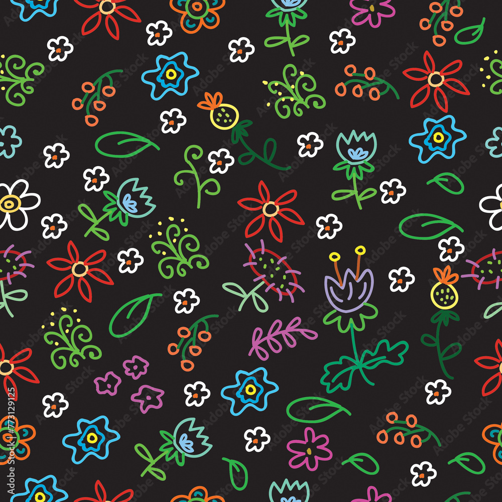 seamless floral pattern seamless floral pattern