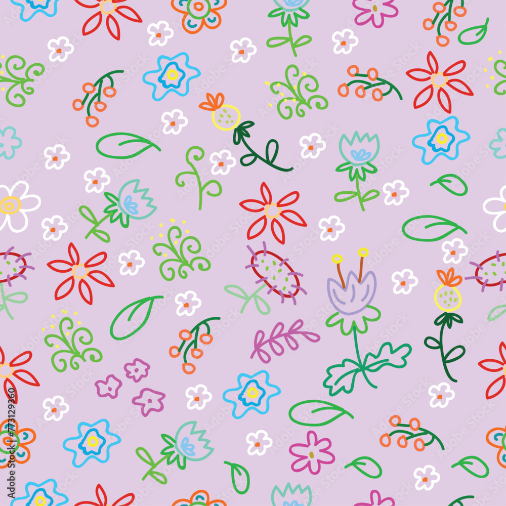 seamless pattern with flowers seamless pattern with flowers