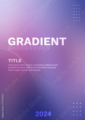 Colorful Gradient Span Background for Graphics