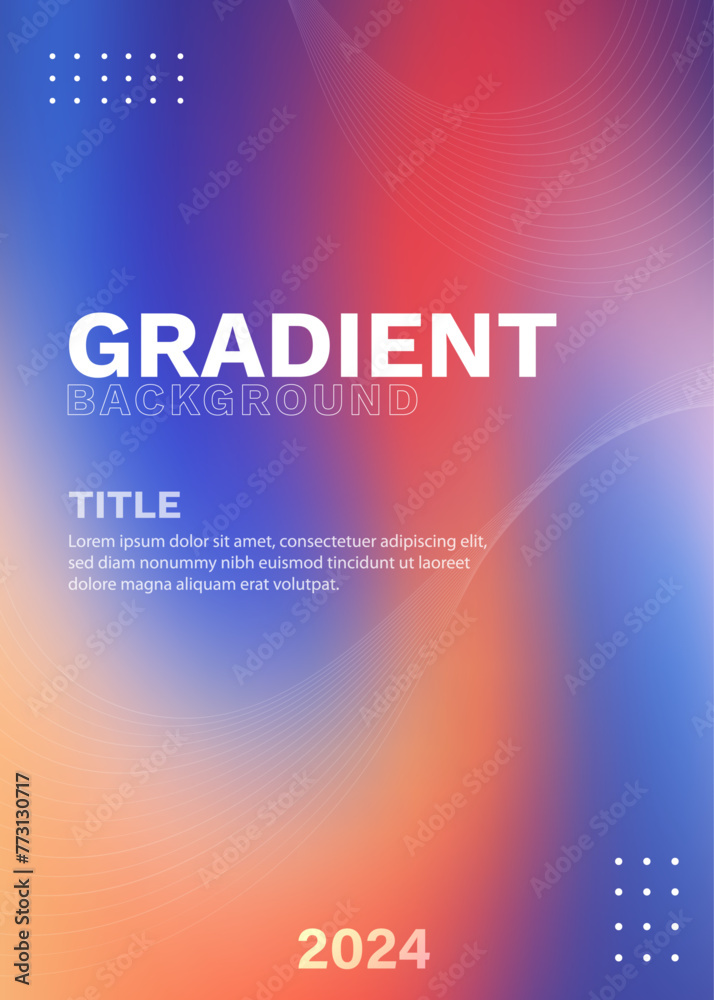 Simple and Elegant Gradient Background for Various Design Projects