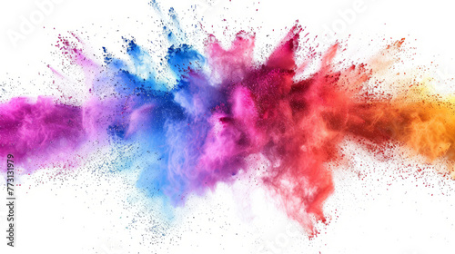 Colorful Powder Explosions: Stunning Visuals