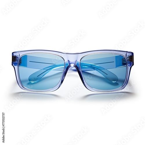 blue sunglasses isolated on white © john258