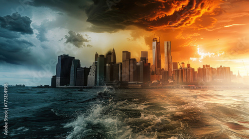 The devastating impact of extreme weather events caused by climate change
