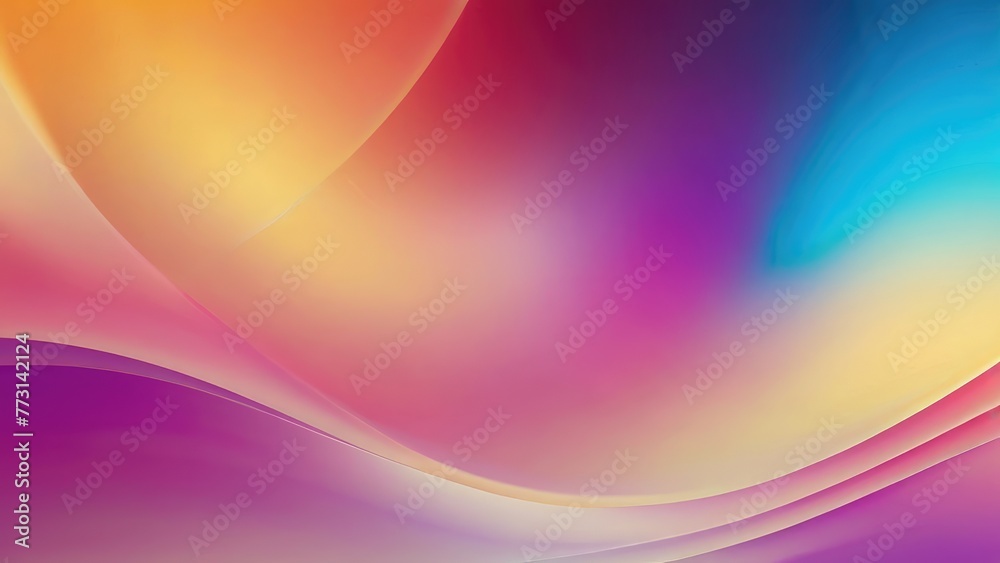 Fototapeta premium abstract colorful background with swirls Rainbow Blend Background Layers Abstract