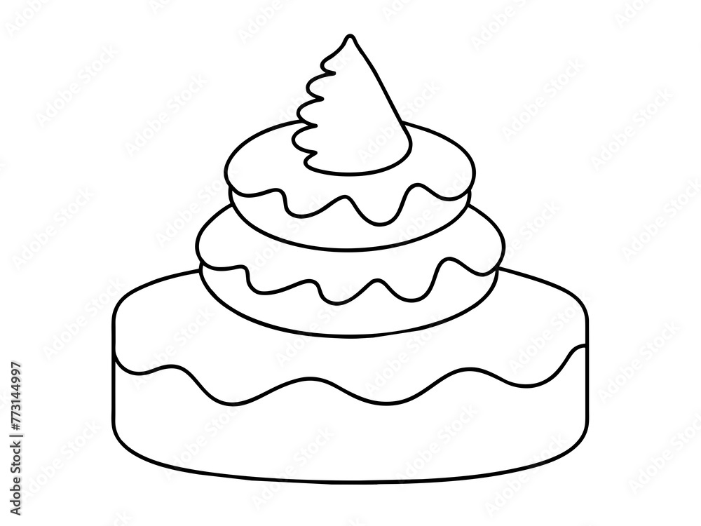christmas cake single continuous one line out line vector art drawing and tattoo design
christmas cake single continuous one line out line vector art drawing and tattoo design