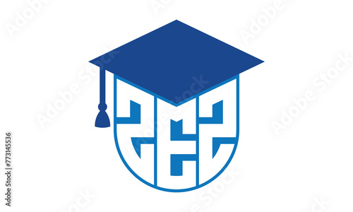 ZEZ initial letter academic logo design vector template. school college logo, university logo, graduation cap logo, institute logo, educational logo, library logo, teaching logo, book shop, varsity