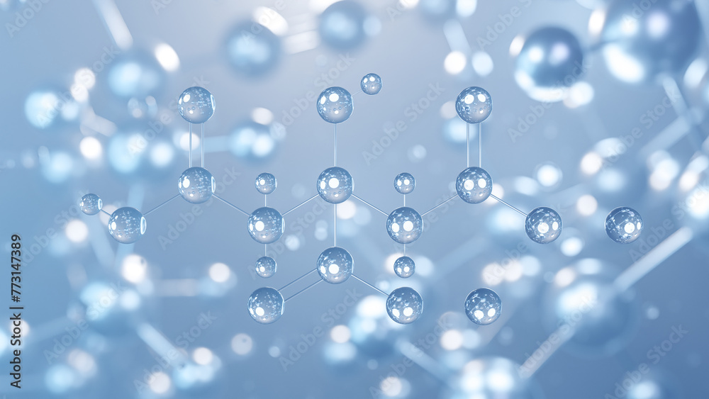 Photography disodium citrate molecular structure 3d, flat model, antioxidant e331ii, structu