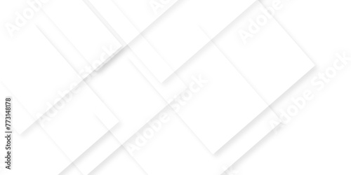 Abstract background seamless with lines and technology square triangle geometric texture background. White geometric minimal and rectangle shape banner design. Modern background used about technology.