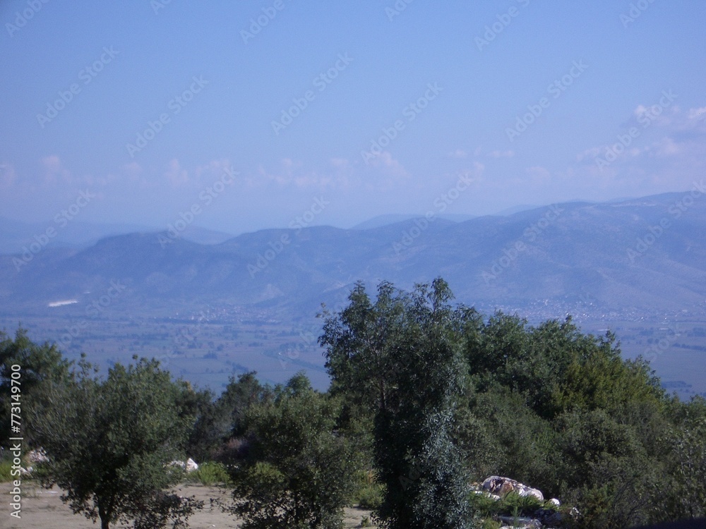 Obraz premium beach, sea, water, sand, ocean, coast, island, sky, summer, landscape, vacation, nature, tropical, travel, holiday, wave, bay, coastline, mediterranean, greece, scotland, shore, turquoise, paradise