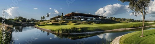 Green tournament venue showcases innovative sustainability from hydroelectric power to eco-friendly materials