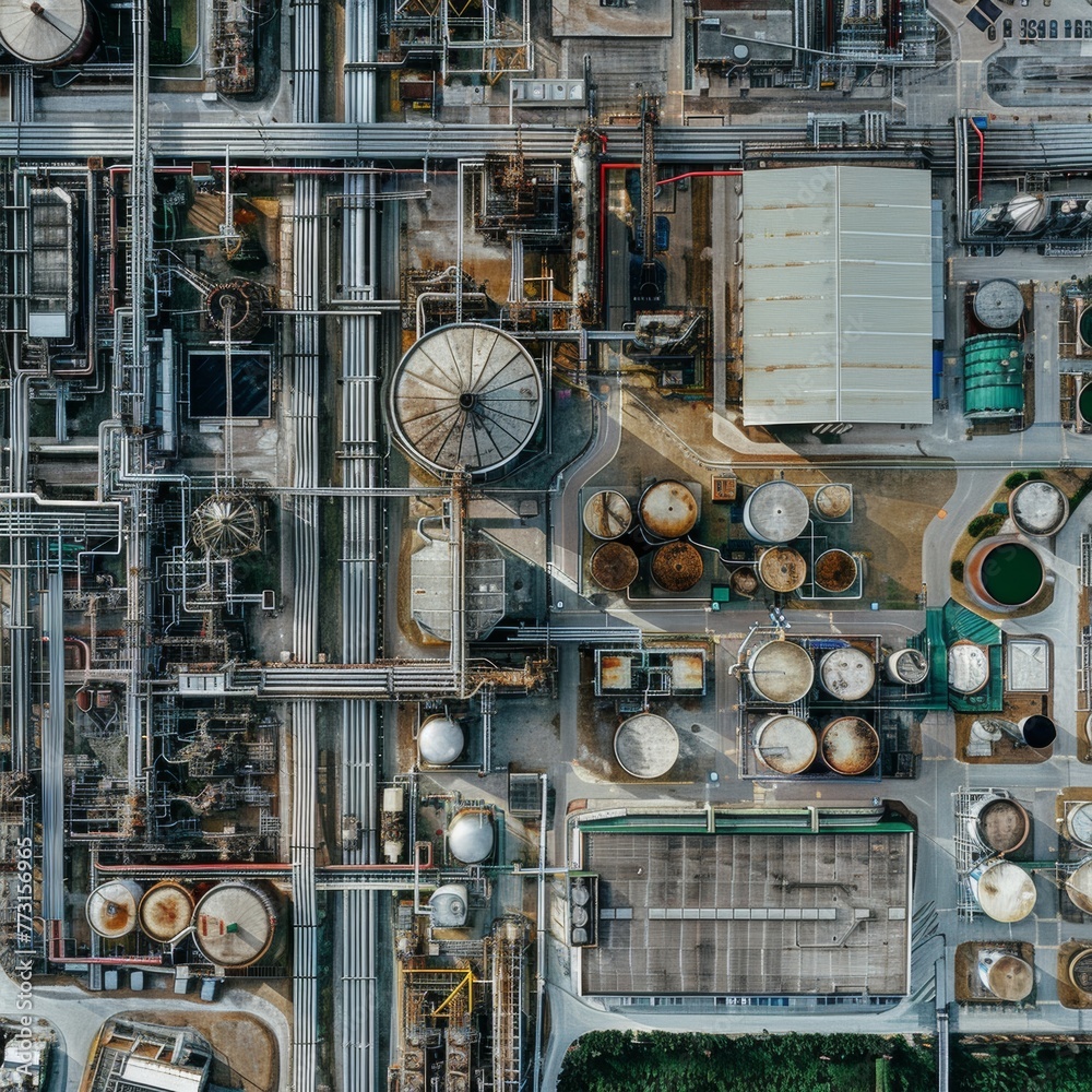New industrial landscapes seen from above