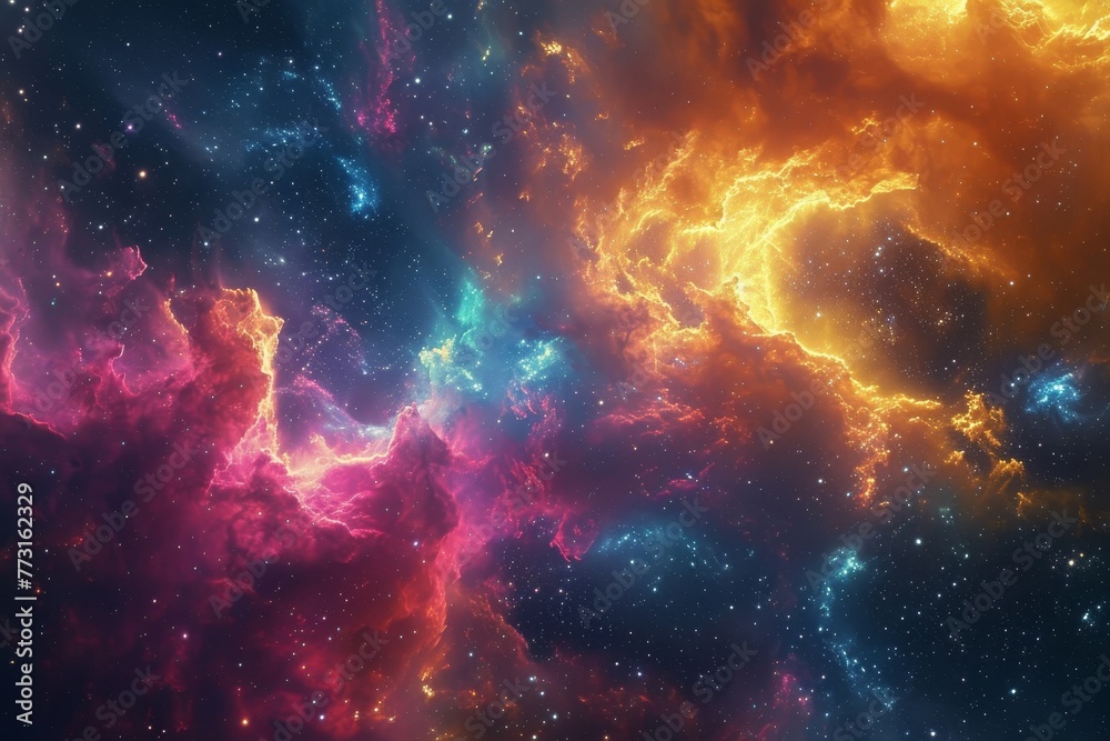 Fototapeta premium Galactic Love Potion Nexus