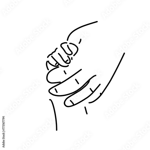 Parent and Child Holding Hand Illustration © Zona