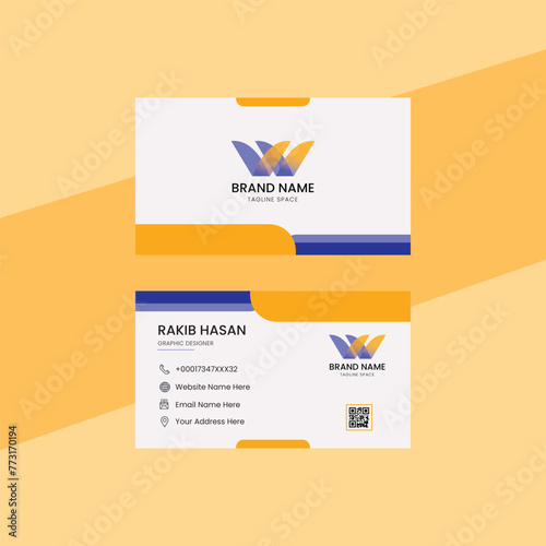 Professional business card template design