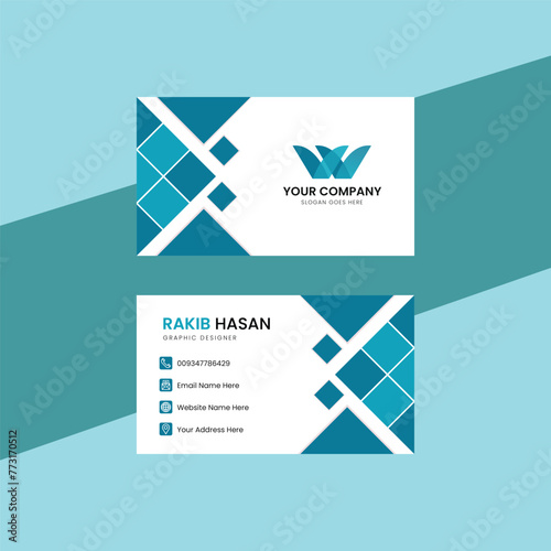 Professional business card template design