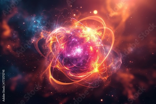 Tapety artystyczne Quantum Quasar Enigma: Exploring the Boundaries of Quantum Physics