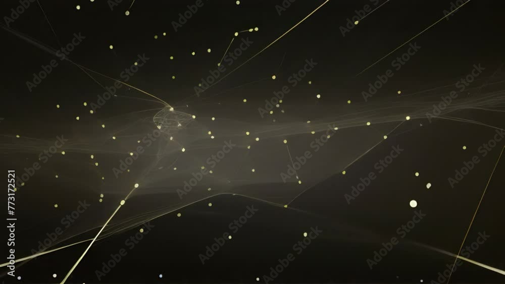 Video Stock abstract background with an animation of glowing lines and ...
