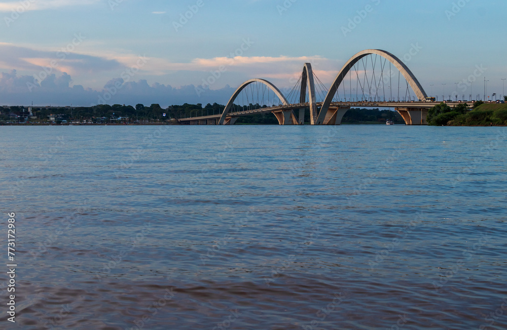 Obraz premium JK Bridge in Brasilia, Brazil