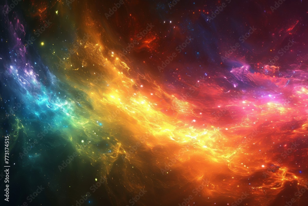 Fototapeta premium Spectrum Symphony of Souls