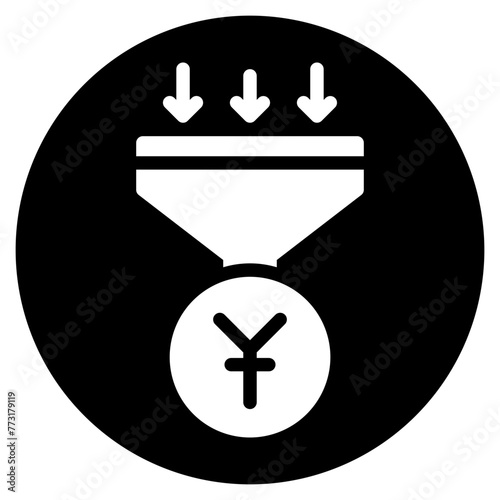 yen glyph icon