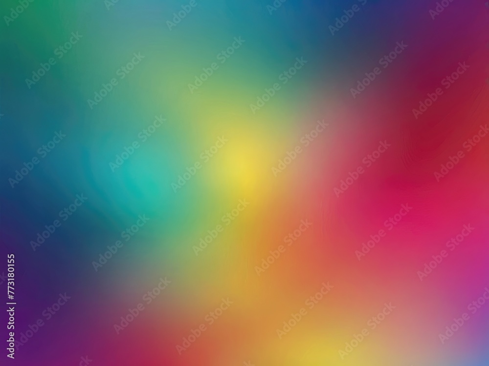 Smooth Blend Rainbow Glow Abstract Background,retro gradient background with grain texture