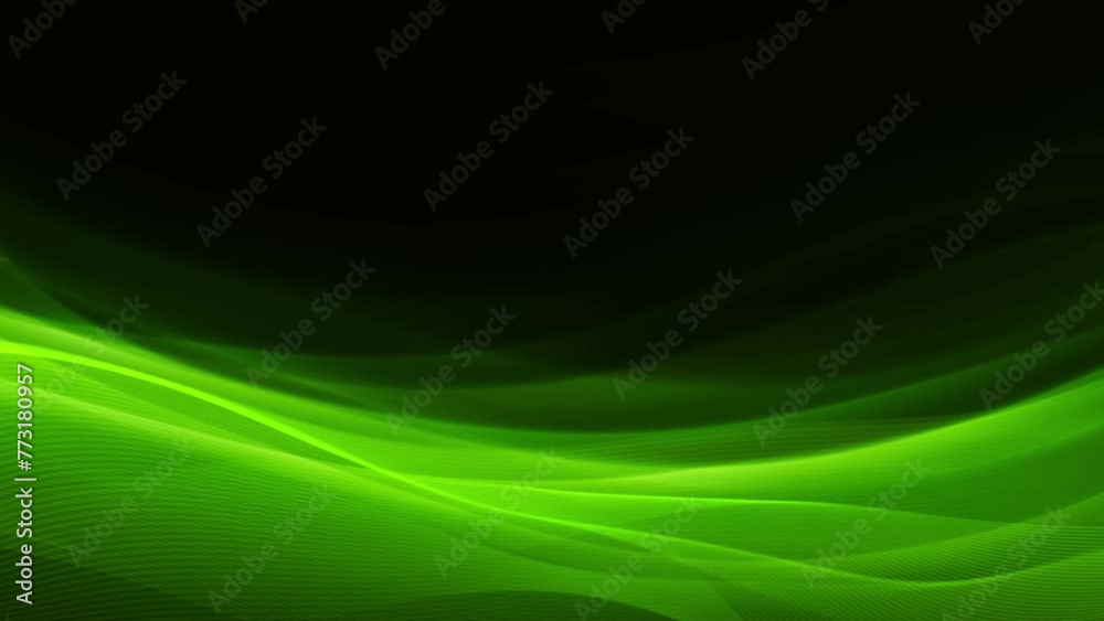 Abstract green lines background loop
