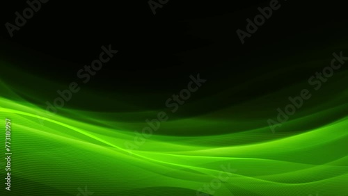 Abstract green lines background loop photo