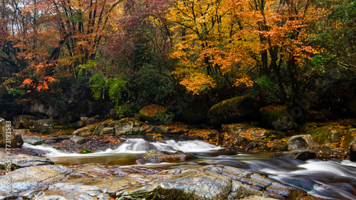 Autumn scenery of Guangwu Mountain photo