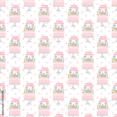 Seamless Pattern Digital Paper Vector Illustration