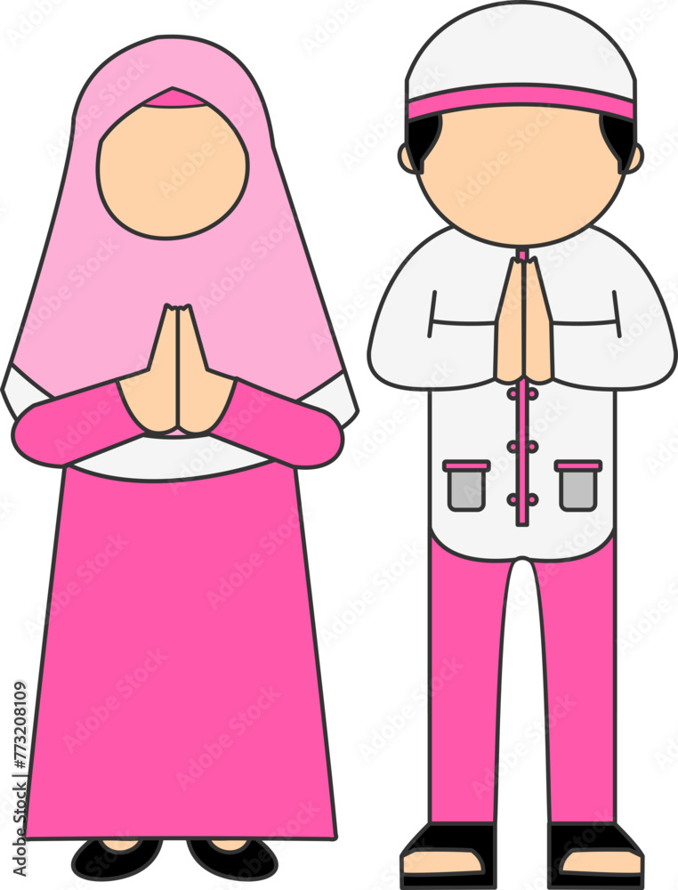 Islamic Character Illustration 