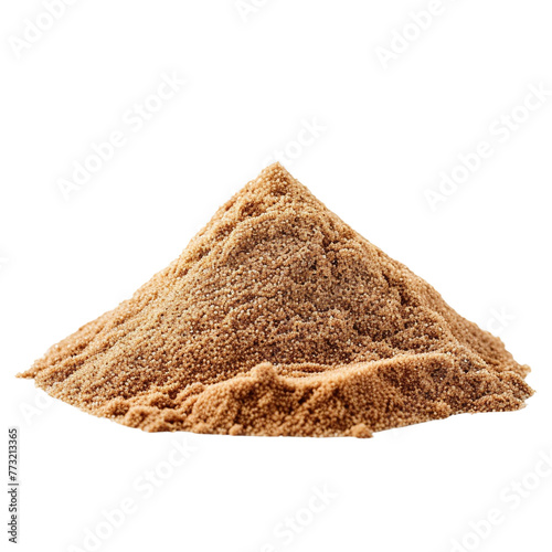 Sand isolated on white 