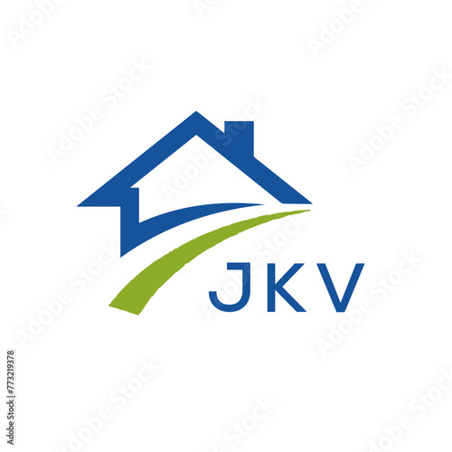 JKV  logo design template vector. JKV Business abstract connection vector logo. JKV icon circle logotype.
 photo