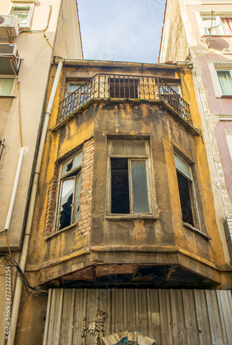Photography Abandoned old building in the city of Kadikoy, Istanbul Turkey