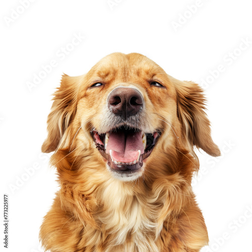 Happy Dog Smiling Close-up png