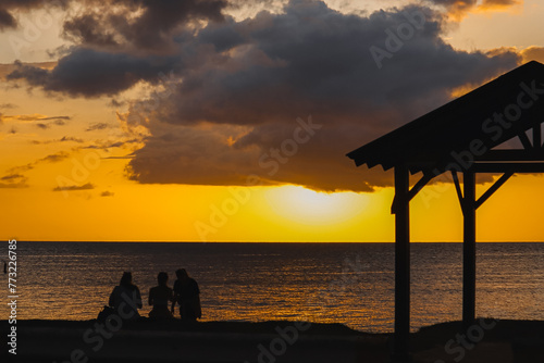 sunset at the beach © joseemmanuel