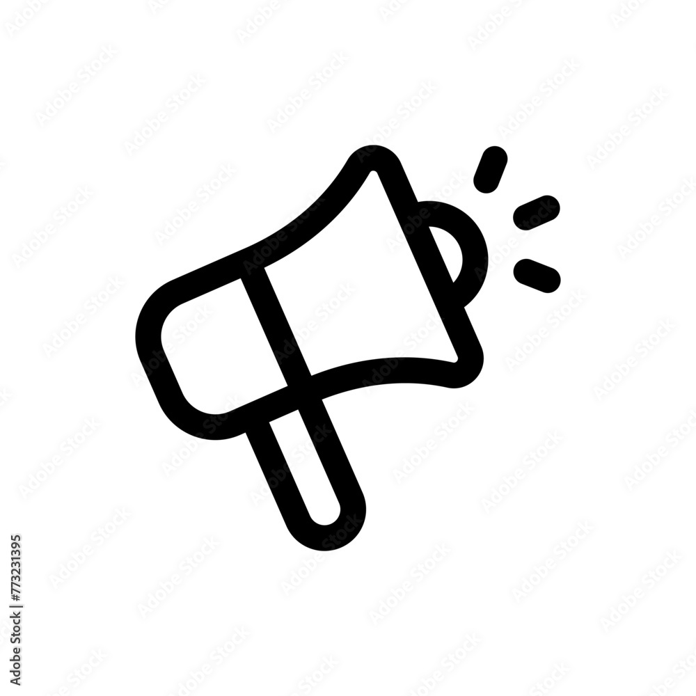 Simple Advertisement line icon Simple Advertisement line icon