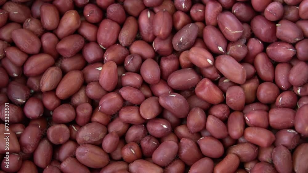 Fresh peanuts, close-up, seeds, top view Fresh peanuts, close-up, seeds, top view