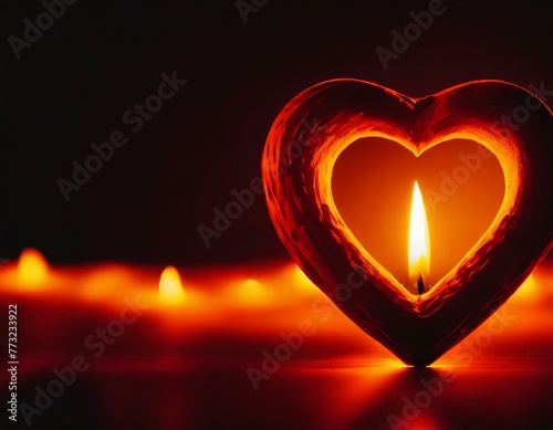 Minimalistic illustration with a glowing candle on dark background. It symbolizes love, respect, and hope, offering solace in times of loss. Suitable for greeting cards or tribute