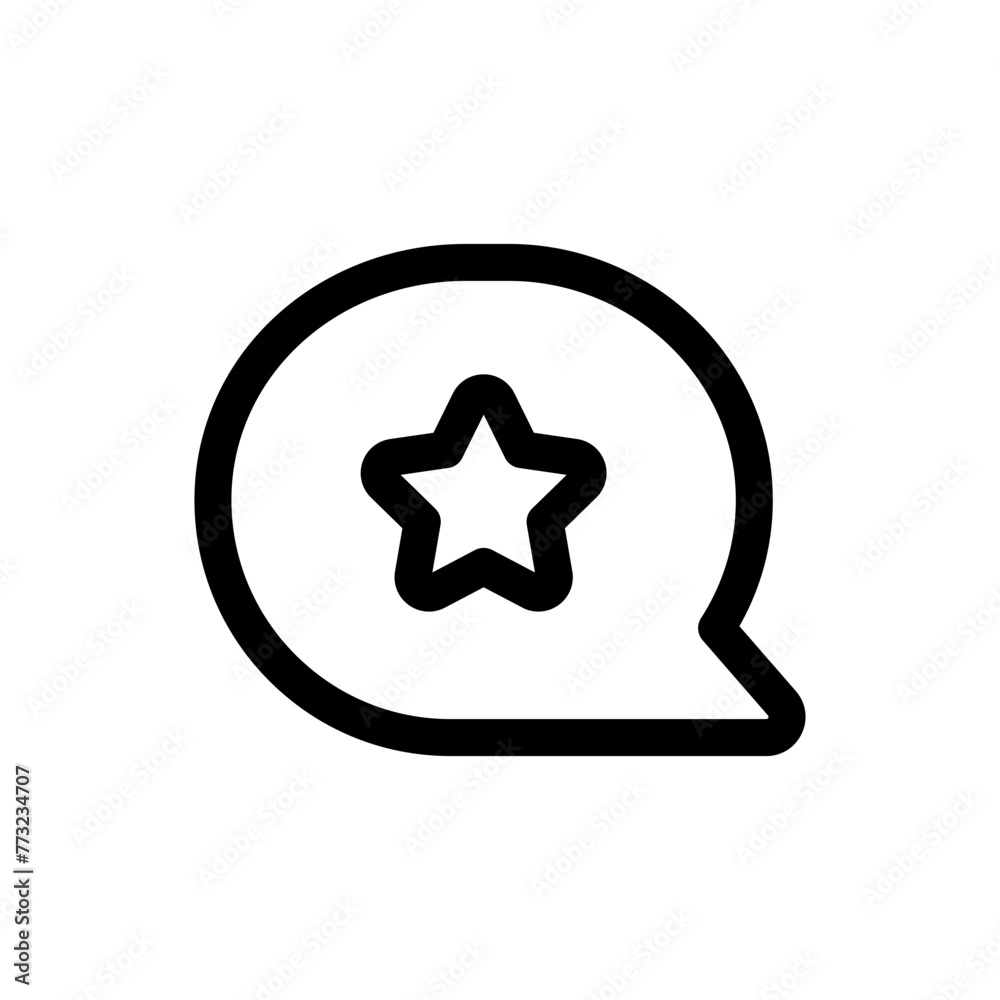 Simple Review line icon Simple Review line icon