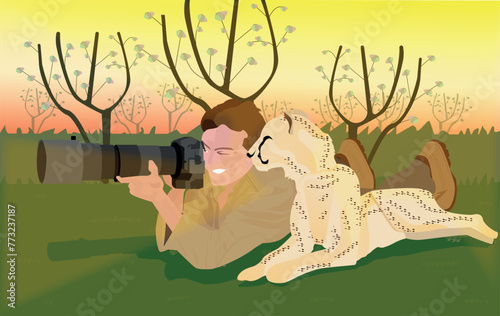 FOTÓGRAFO DE ANIMALES EN ÁFRICA