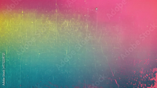 Abstract Pattern of soft gradient colors with grain and worn effect, Desktop background, poster, Pink, Cyan, Orange