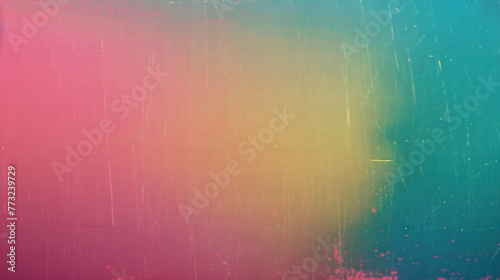 Abstract Pattern of soft gradient colors with grain and worn effect, Desktop background, poster, Pink, Cyan, Orange