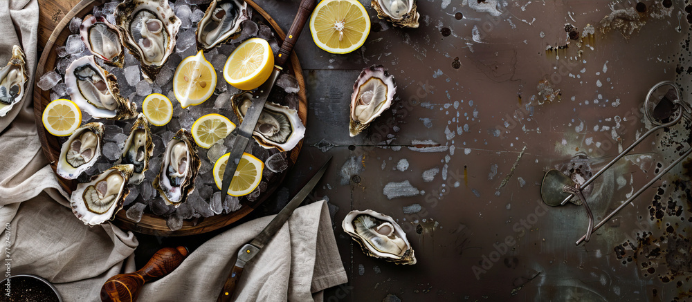 Oysters with lemon
Oysters with lemon