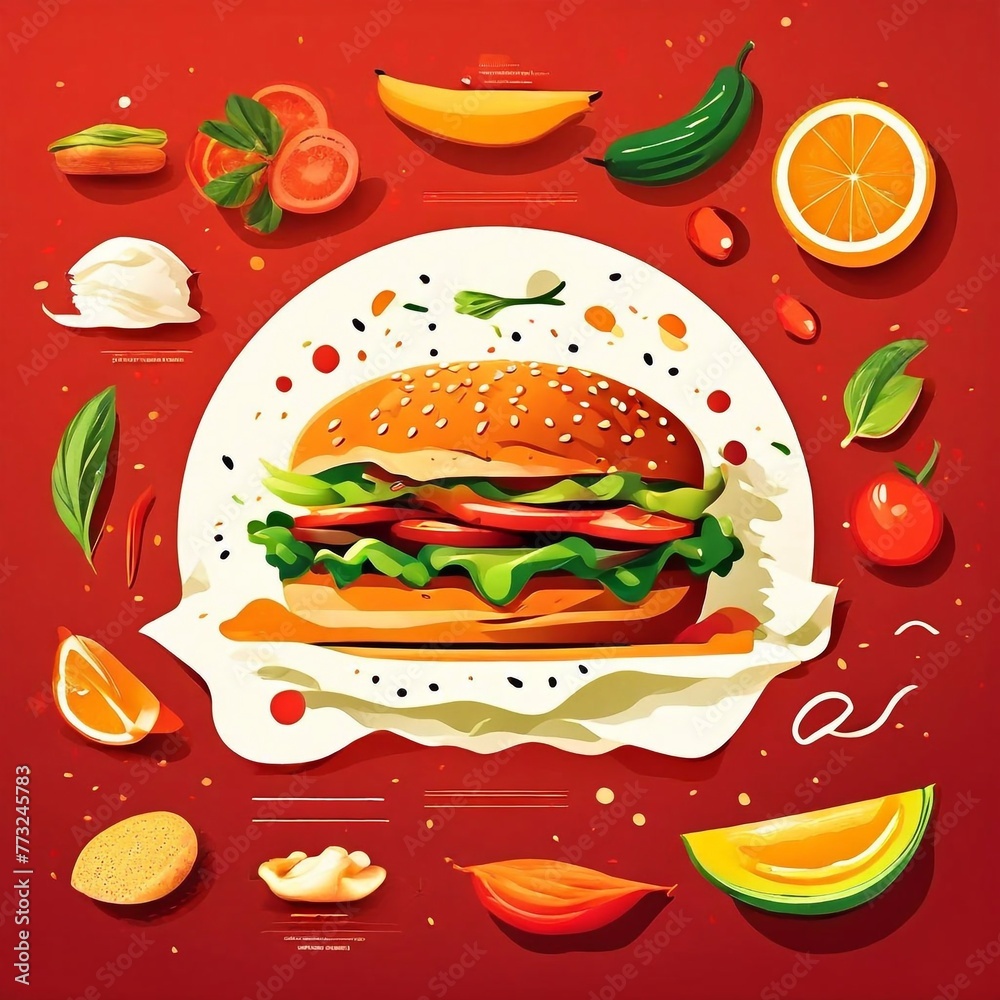 sandwich with cheese and vegetables sandwich with cheese and vegetables