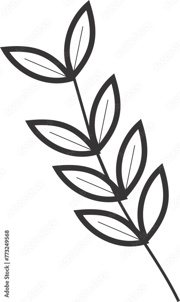 Leaves Outline Leaves Outline