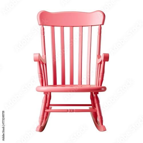 Rocking chair coralpink photo