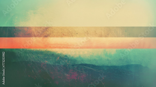Abstract image of soft colors with tree-like shapes, desktop background, poster, Cyan, Pink, Orange