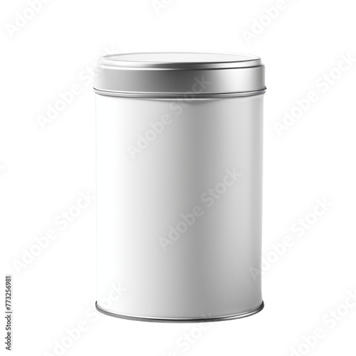 Wallpaper Mural white tin can. Canned metal packaging. Metal container for food products. on Isolated transparent background png. generated with AI Torontodigital.ca