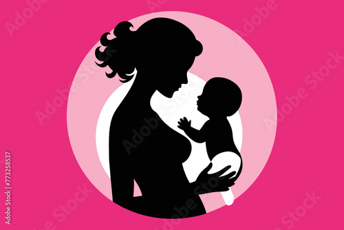 Mother and beautiful baby