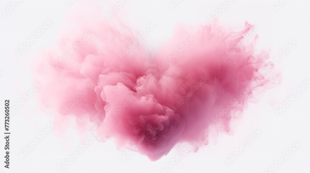 Fluffy Cloud or Thick Smoke in the Shape of a... Fluffy Cloud or Thick Smoke in the Shape of a...